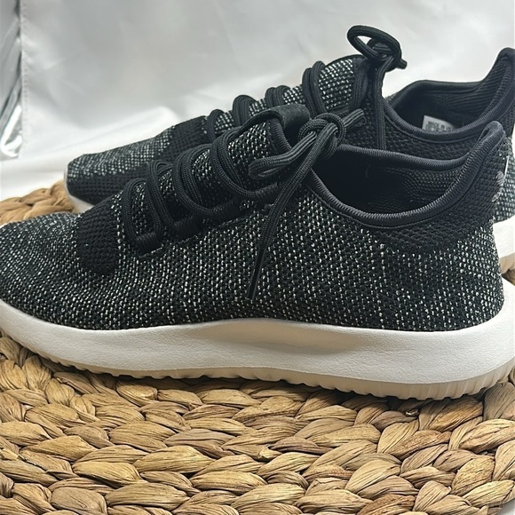 Adidas Comfort Knit Black Tubular Running Shoe Size 5 - Picture 5 of 9